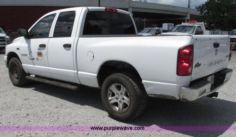 image for item G9107 2008 Dodge Ram 1500 Quad Cab pickup truck