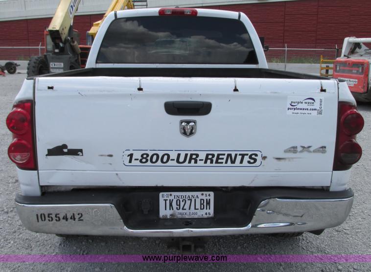 image for item G9107 2008 Dodge Ram 1500 Quad Cab pickup truck