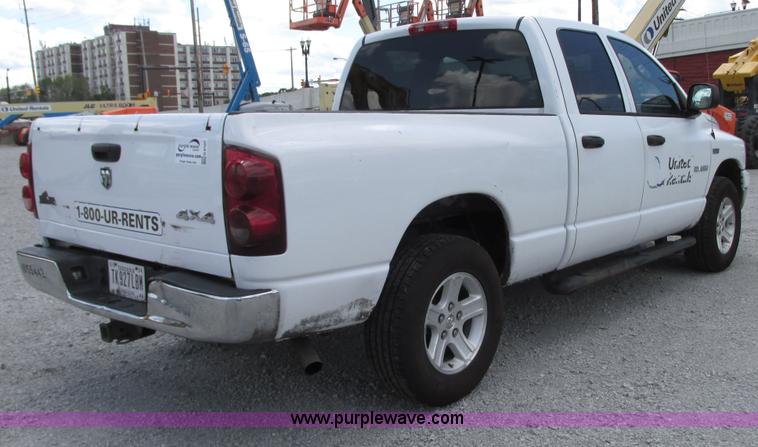 image for item G9107 2008 Dodge Ram 1500 Quad Cab pickup truck