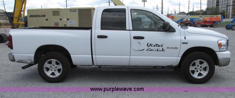 image for item G9107 2008 Dodge Ram 1500 Quad Cab pickup truck
