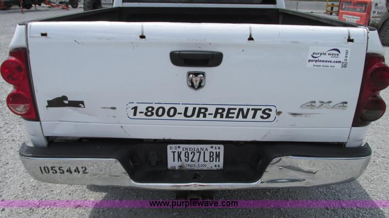 image for item G9107 2008 Dodge Ram 1500 Quad Cab pickup truck
