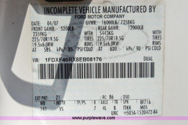 image for item H2935 2008 Ford F450 Super Duty service truck