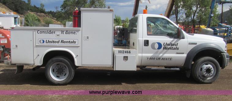 image for item H8920 2007 Ford F550 Super Duty XL service truck