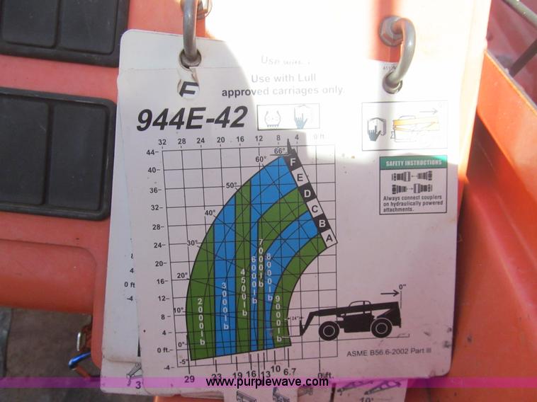 image for item H8927 2007 Lull 944E-42 telehandler