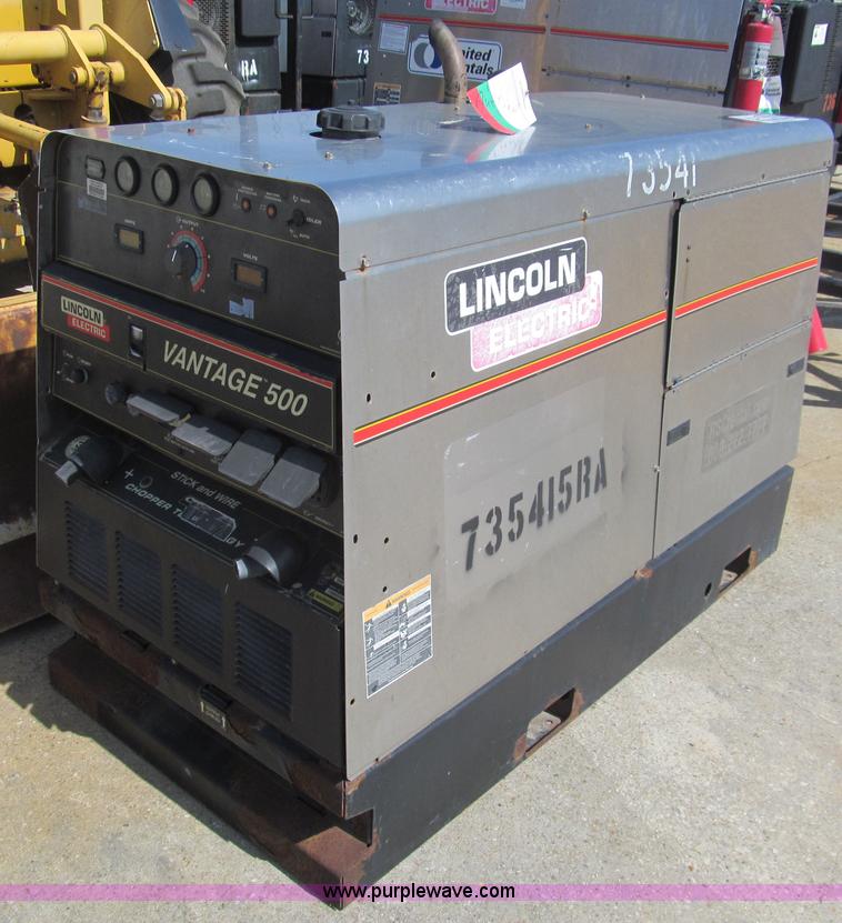 image for item H8929 2008 Lincoln Vantage 500 electric welder