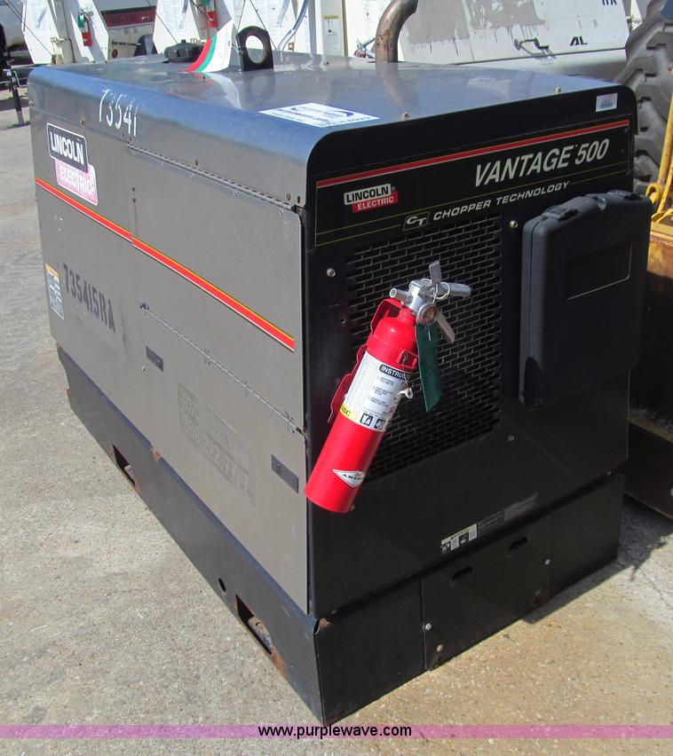 image for item H8929 2008 Lincoln Vantage 500 electric welder