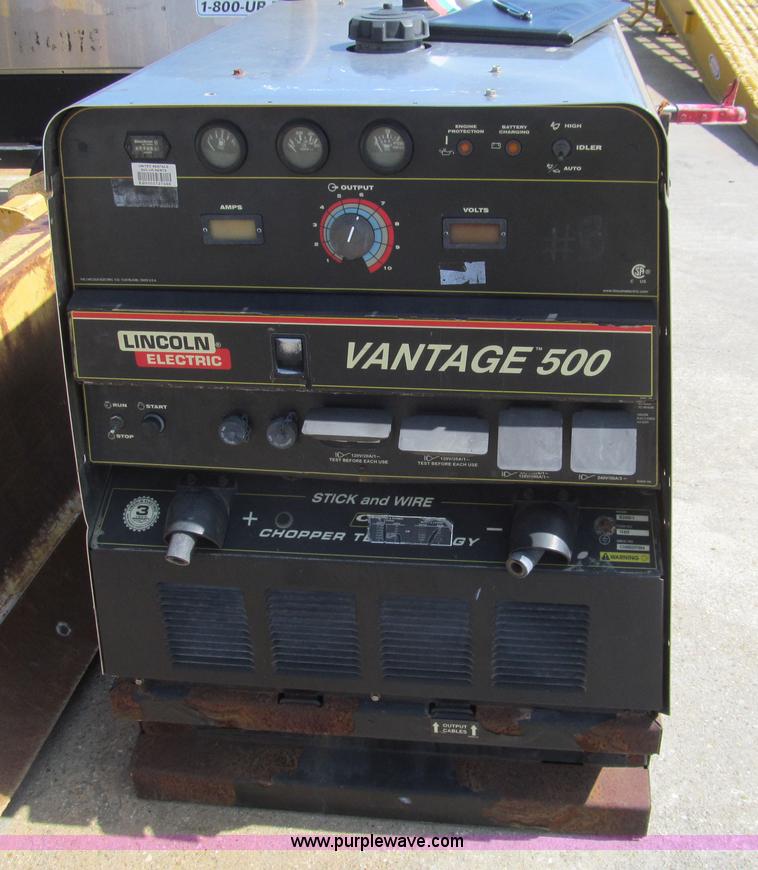image for item H8929 2008 Lincoln Vantage 500 electric welder