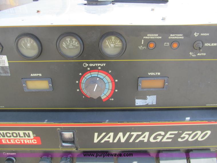 image for item H8929 2008 Lincoln Vantage 500 electric welder