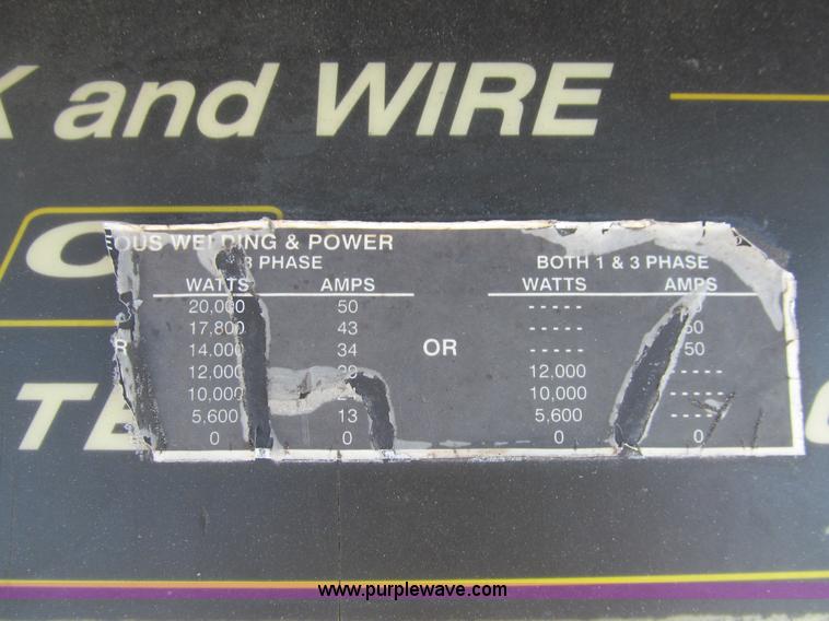 image for item H8929 2008 Lincoln Vantage 500 electric welder