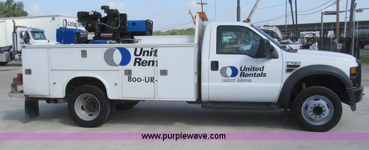 image for item H8932 2008 Ford F550 Super Duty XL service truck