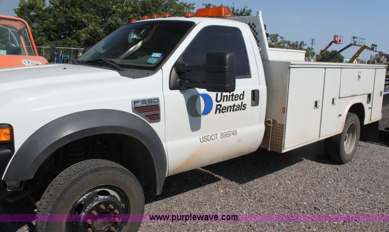 image for item I7303 2008 Ford F550 Super Duty XL service truck