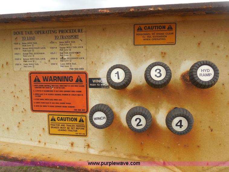 image for item I8999 2008 Trail King TK80HT-482 Hydratail trailer