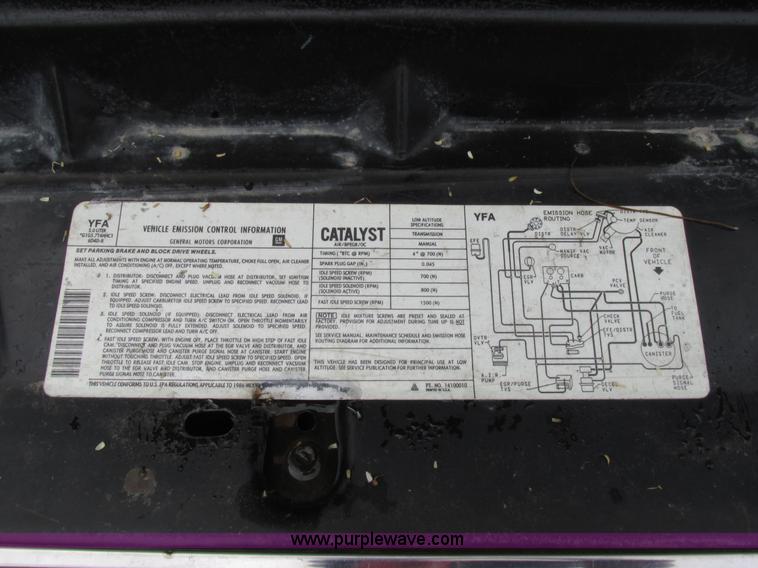 image for item AN9044 1986 Chevrolet Silverado K10 pickup truck