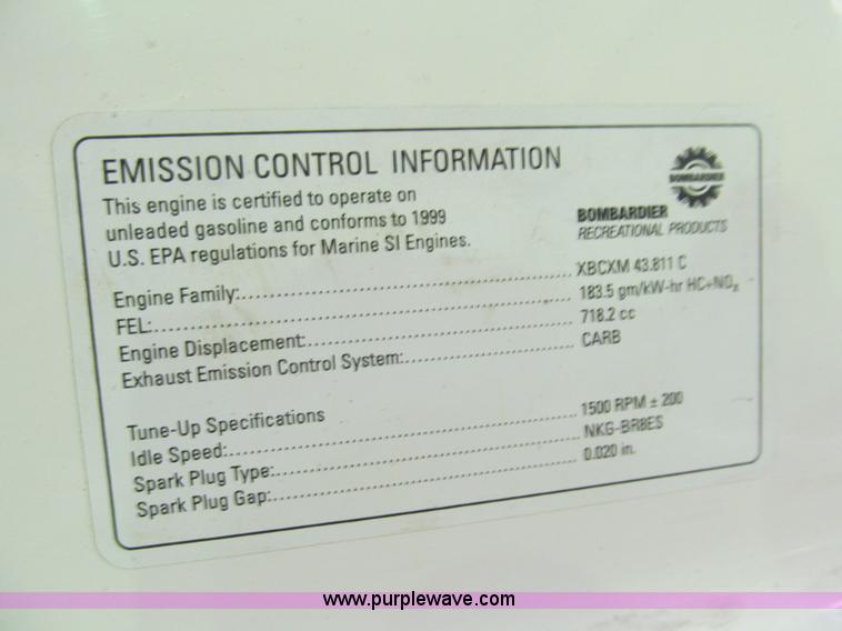 image for item AQ9757 (2) 1999 Seadoo GTI Bombardier personal watercraft