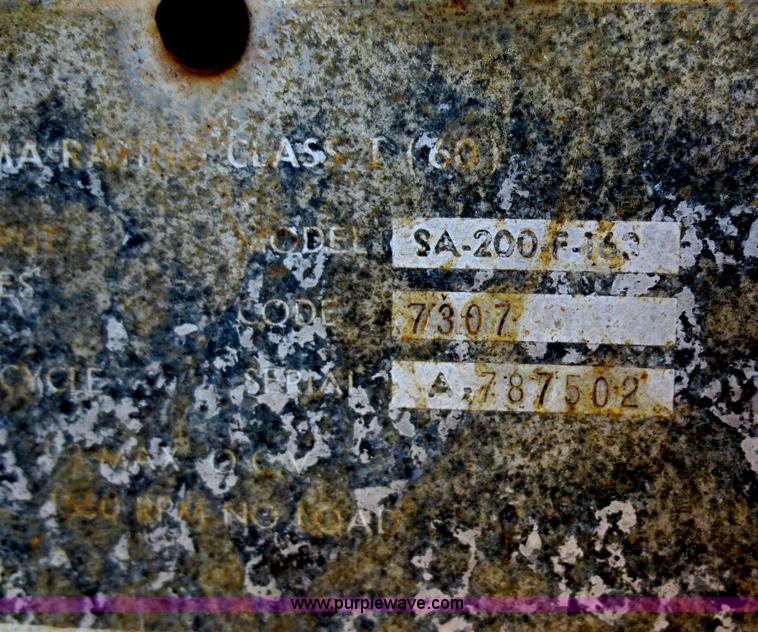 image for item AZ9211 Lincoln SA-200 arc welder