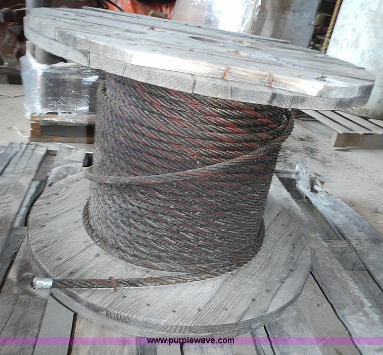 Approximately 300'L x 5/8" diameter crane cable in Kansas City, KS