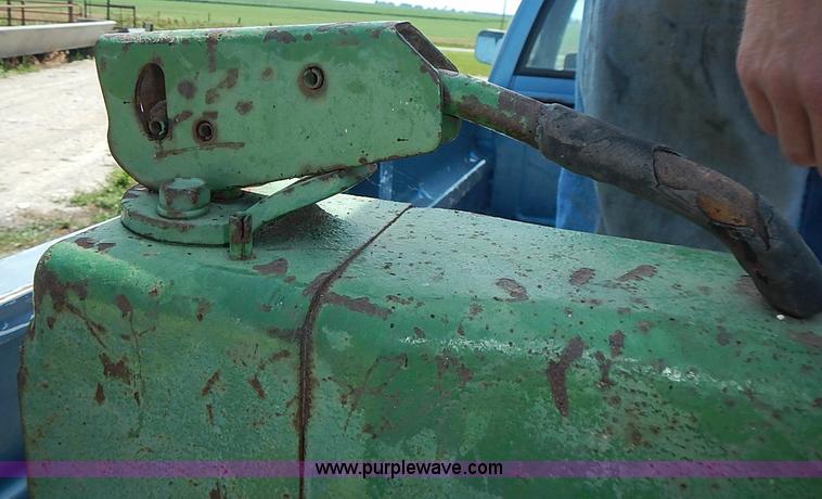 image for item BB9967 John Deere category three quick attach hitch