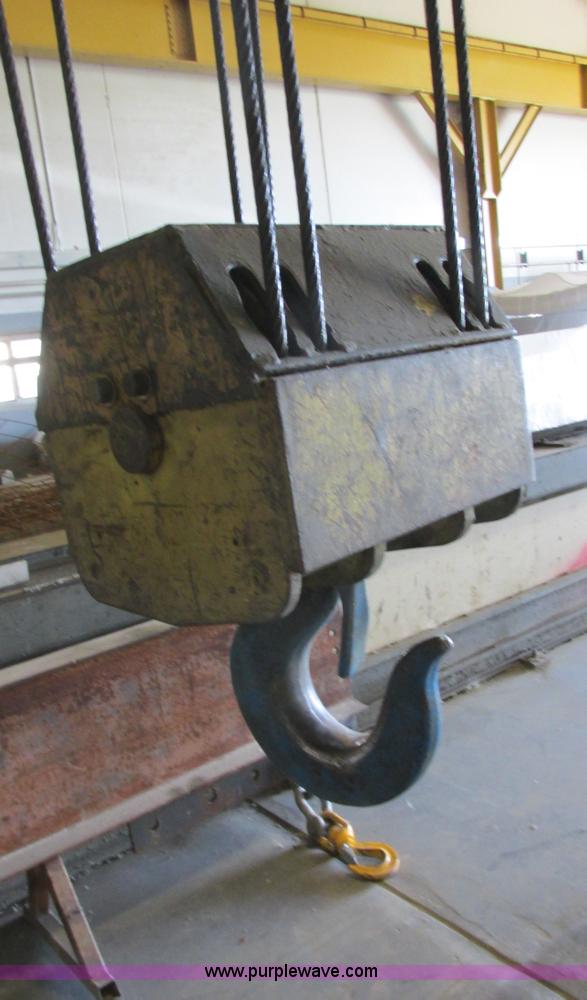 image for item E5181 Robbins & Meyer 15 ton overhead crane trolley