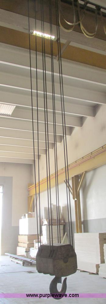 image for item E5181 Robbins & Meyer 15 ton overhead crane trolley