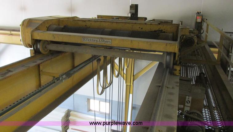 image for item E5181 Robbins & Meyer 15 ton overhead crane trolley