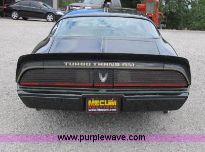 image for item F4941 1980 Pontiac Trans Am