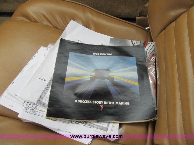 image for item F4941 1980 Pontiac Trans Am