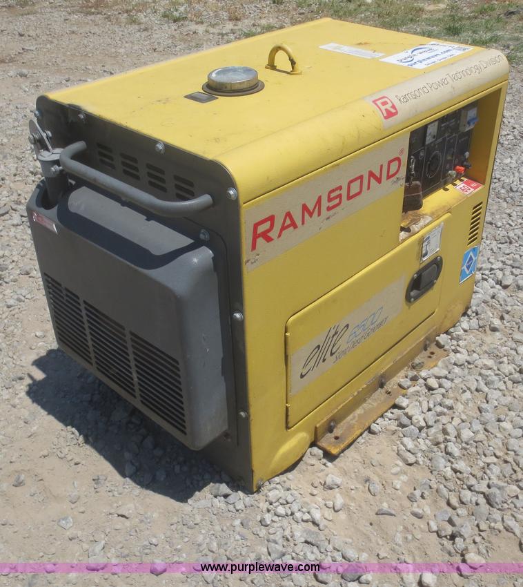 image for item H3653 Ramsond ECHC 6500 silent generator