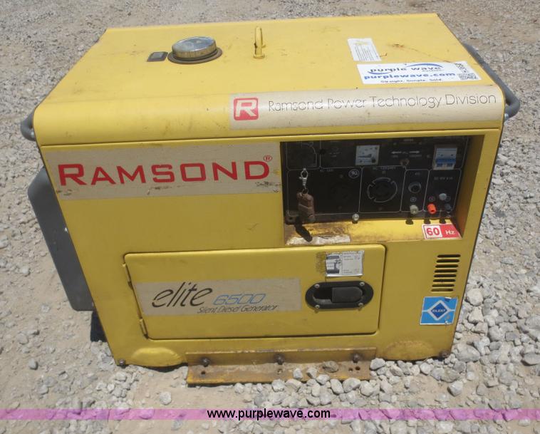 image for item H3653 Ramsond ECHC 6500 silent generator