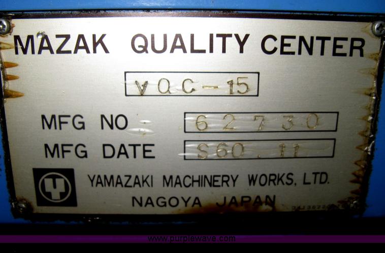 image for item H5360 Mazak VQC-15/40 CNC mill