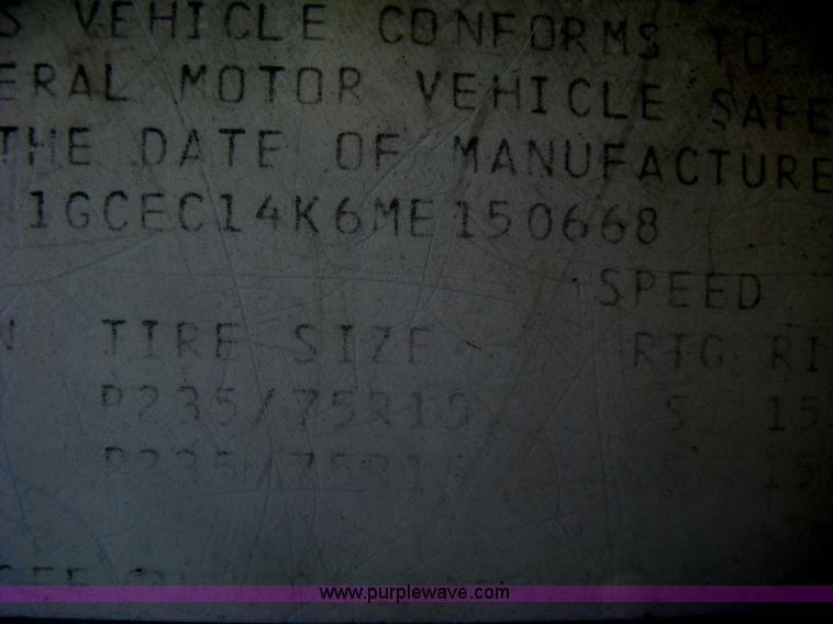 image for item H5369 1991 Chevrolet Cheyenne 1500 pickup truck