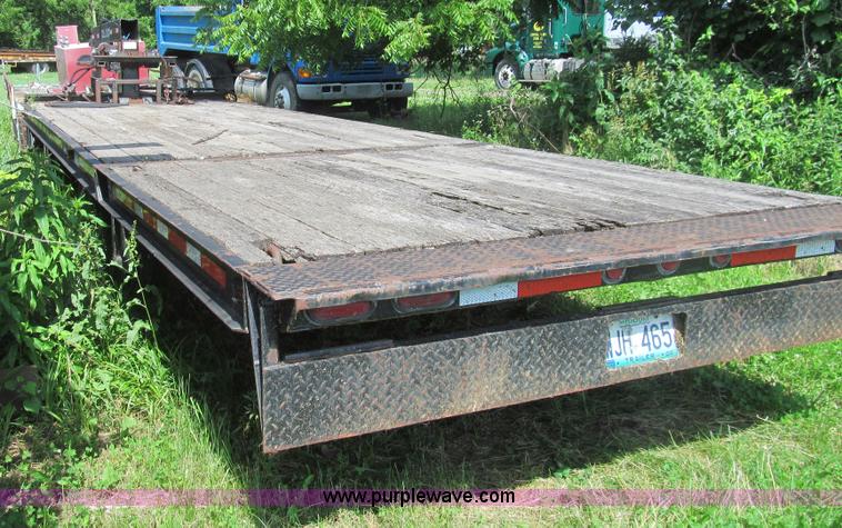 image for item H8974 1987 Trail King TK20H-2801 gooseneck trailer