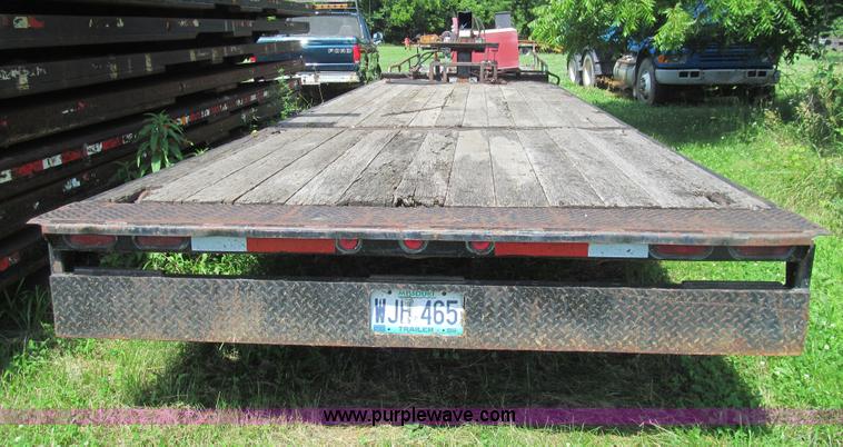 image for item H8974 1987 Trail King TK20H-2801 gooseneck trailer