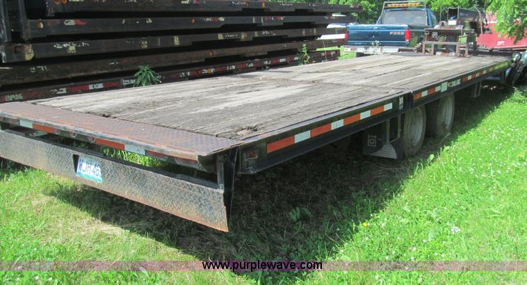 image for item H8974 1987 Trail King TK20H-2801 gooseneck trailer