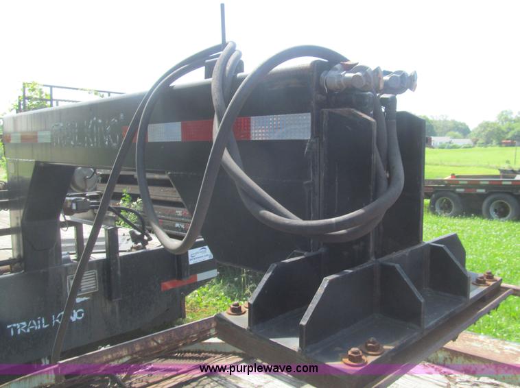 image for item H8974 1987 Trail King TK20H-2801 gooseneck trailer