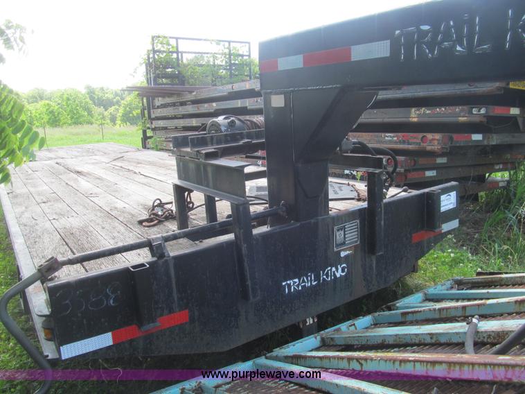 image for item H8974 1987 Trail King TK20H-2801 gooseneck trailer