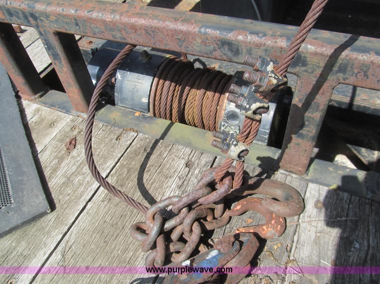 image for item H8974 1987 Trail King TK20H-2801 gooseneck trailer