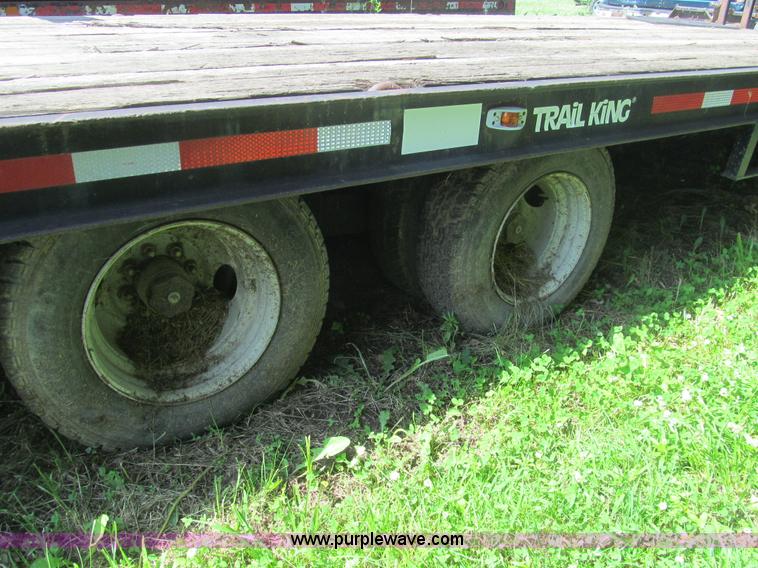 image for item H8974 1987 Trail King TK20H-2801 gooseneck trailer