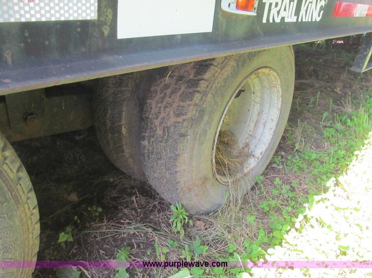 image for item H8974 1987 Trail King TK20H-2801 gooseneck trailer