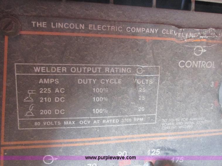 image for item I2509 Lincoln Electric WP6-8000 welder