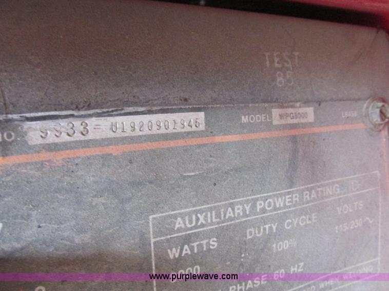 image for item I2509 Lincoln Electric WP6-8000 welder