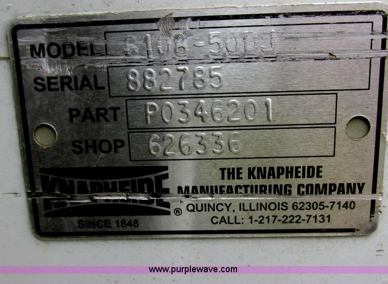 image for item I2510 Knapheide 6108-50DJ utility bed