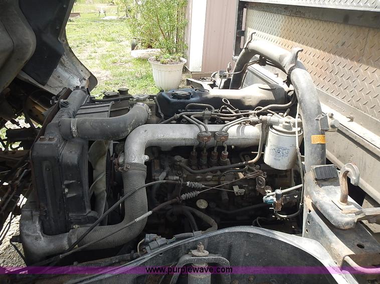 image for item I3639 1996 Mitsubishi Fuso FE639 dump flatbed truck