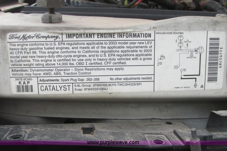 image for item I9547 2003 Ford E450 transit bus