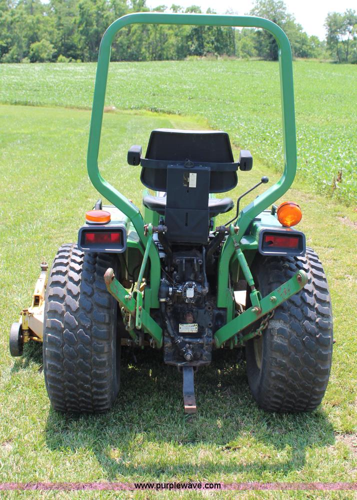 image for item J1024 John Deere 855 MFWD garden tractor