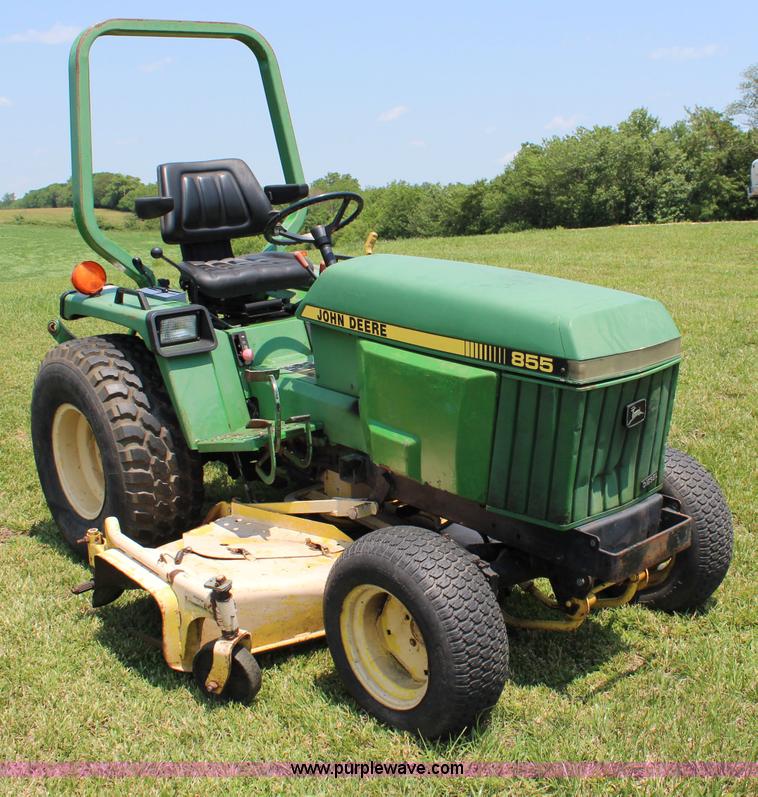 image for item J1024 John Deere 855 MFWD garden tractor