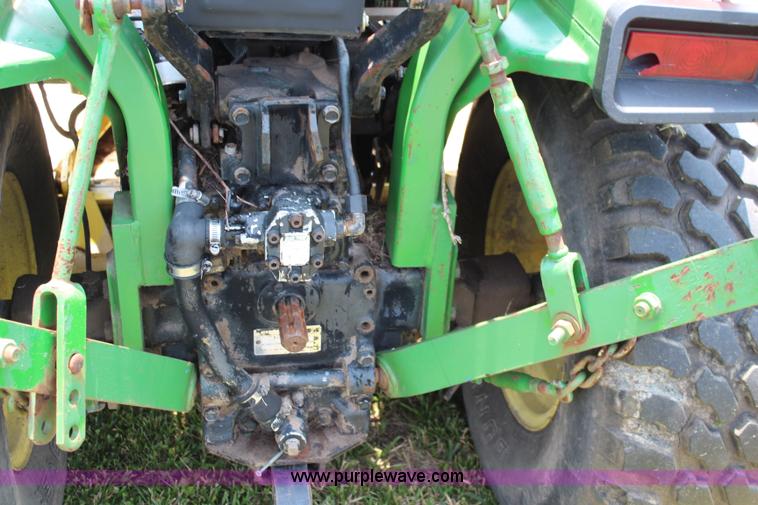 image for item J1024 John Deere 855 MFWD garden tractor