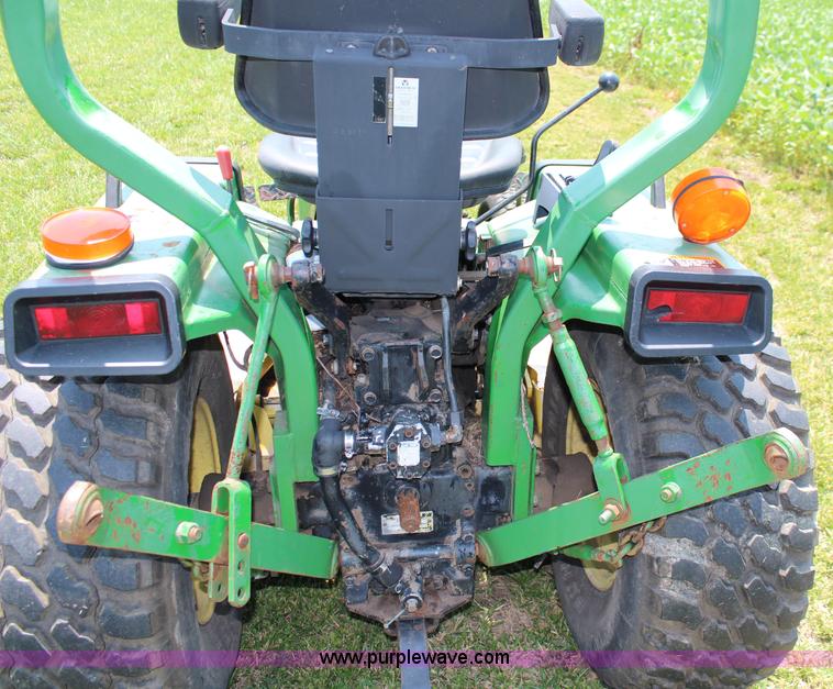 image for item J1024 John Deere 855 MFWD garden tractor