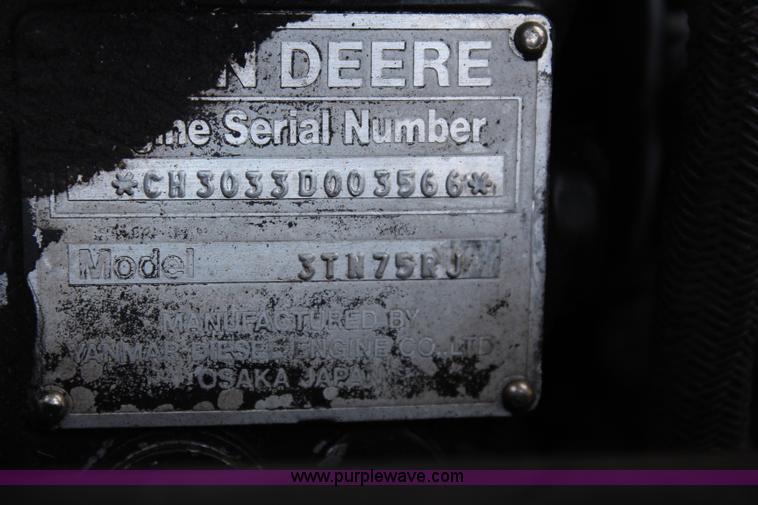 image for item J1024 John Deere 855 MFWD garden tractor