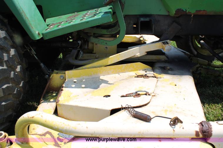 image for item J1024 John Deere 855 MFWD garden tractor