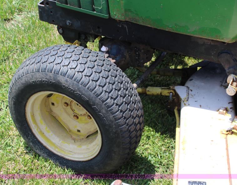 image for item J1024 John Deere 855 MFWD garden tractor